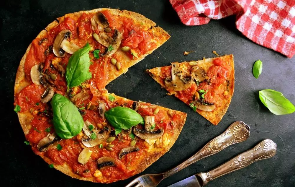 what is a vegan pizza