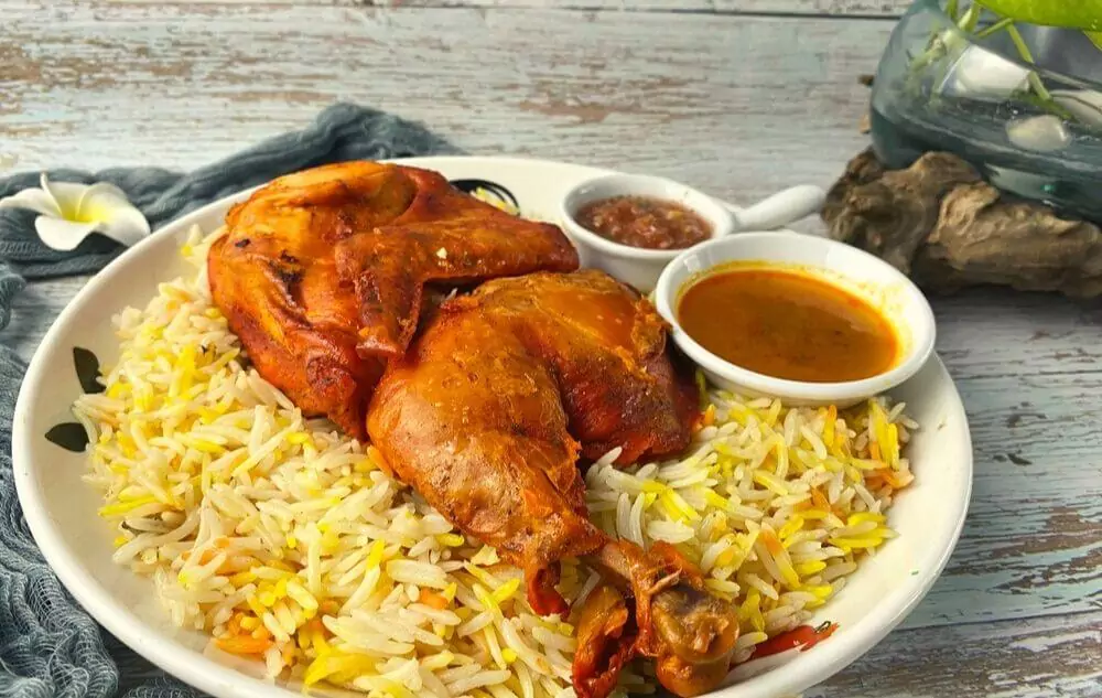 is white rice and chicken healthy