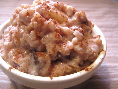 Apple Cinnamon Brown Rice Pudding Apple Cinnamon Brown Rice Pudding