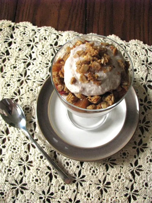Apple Pie Breakfast Parfait {and thoughts on embracing photo gaffes}