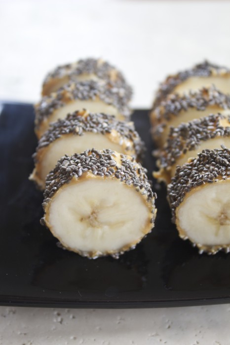 Banana Sushi Chia “Tempura” Roll