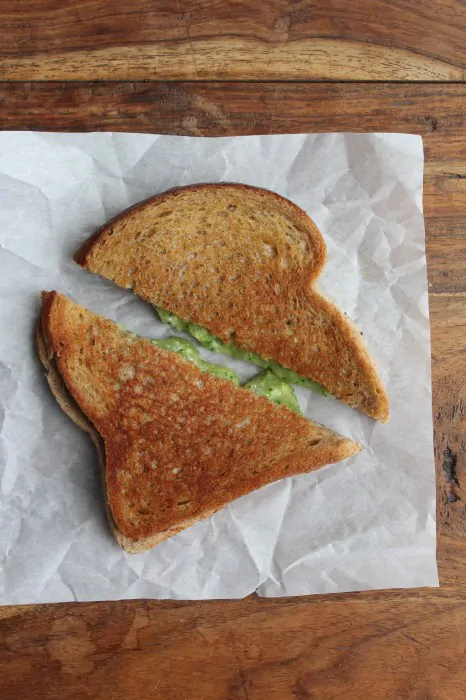 Broccoli Grilled Cheese Sandwich {Toddler Approved}