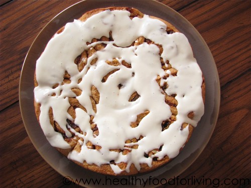 Carrot Cake Cinnamon Rolls with Cream Cheese Glaze