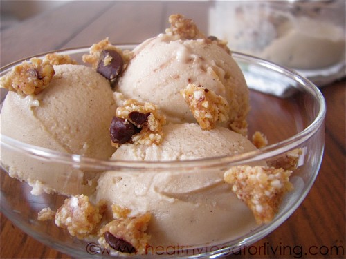 Chocolate Chip Cookie Dough Ice Cream [Vegan]
