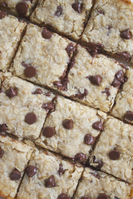 Chocolate Chip Macaroon Oatmeal Cookie Bars