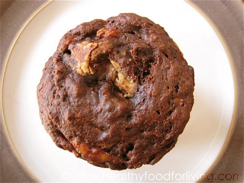 Chocolate Peanut Butter Banana Muffins