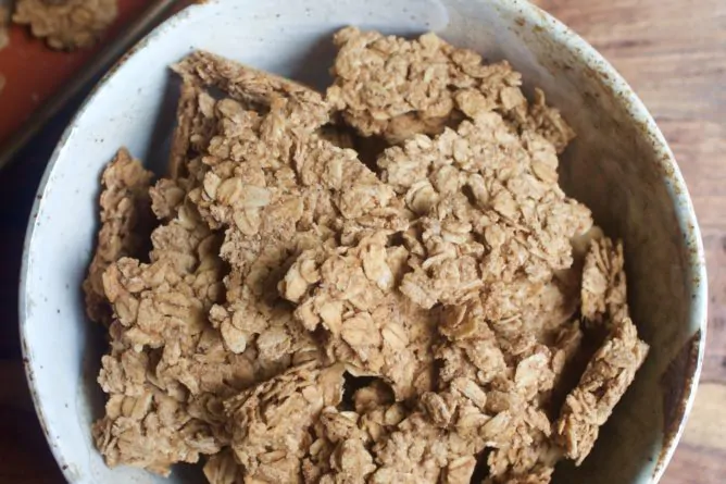 Crunchy Chai Spice Granola Clusters