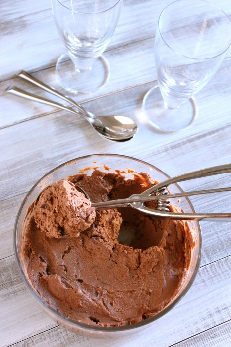 Dark Chocolate Chunk Frozen Yogurt Recipe