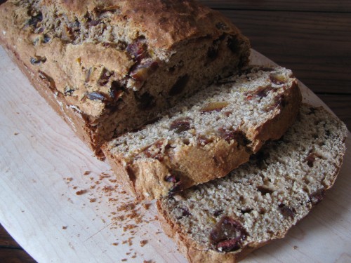 Fat-Free, Naturally Sweetened Date Bread