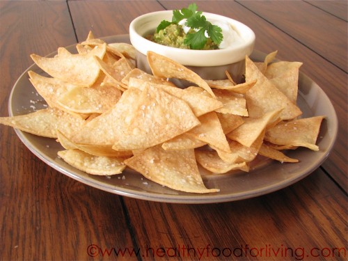 Homemade Baked Tortilla Chips