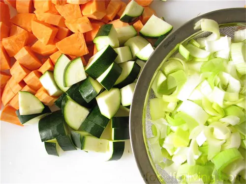 Sweet Potato Zucchini Vichyssoise