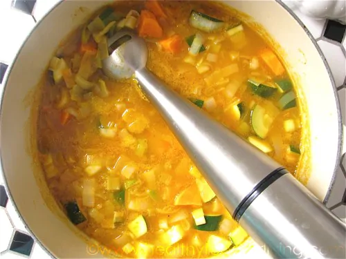 Sweet Potato Zucchini Vichyssoise