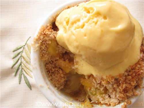 Mango & Pineapple Tropical Fruit Crisp