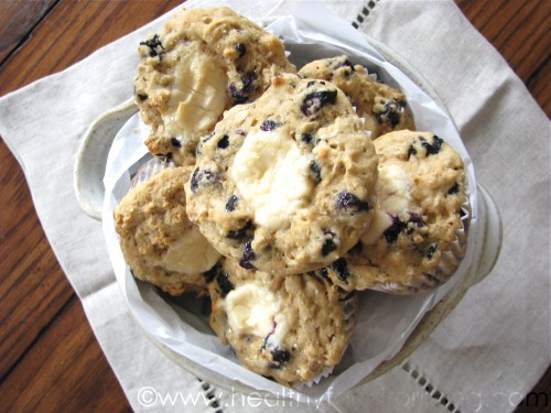 Blueberry Cream Cheese Muffins