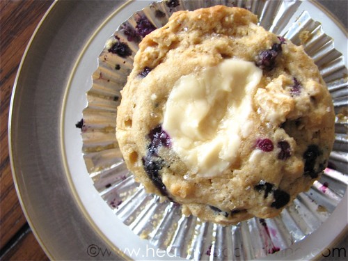 Blueberry Cream Cheese Muffins