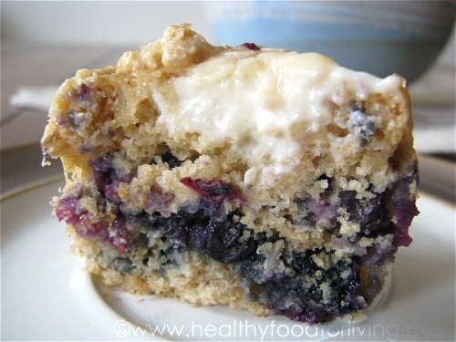 Blueberry Cream Cheese Muffins