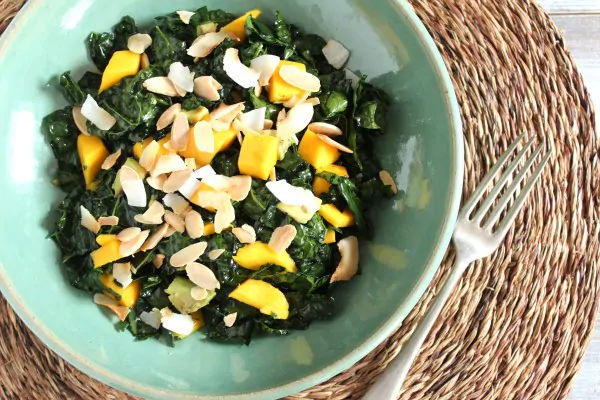 Massaged Kale Salad with Mango & Avocado