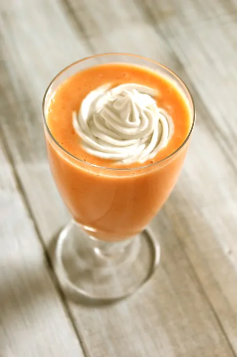 Carrot Cake Colada with Whipped Coconut Cream