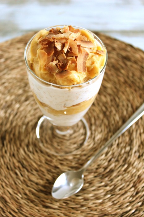 Overnight Coconut & Mango Oats Parfait Overnight Coconut & Mango Oats Parfait