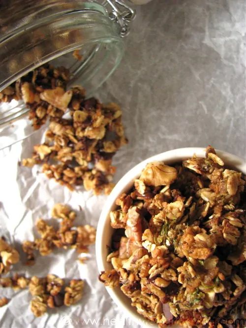 Zucchini Bread Granola