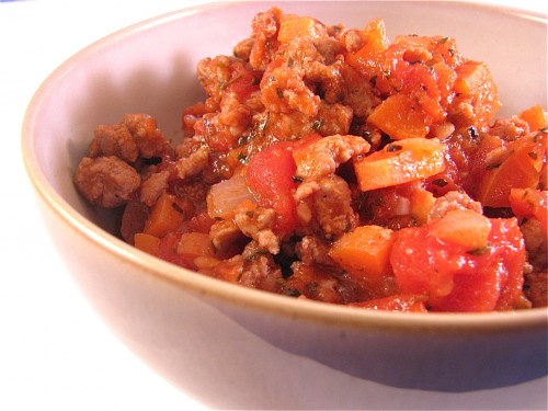 Turkey Bolognese