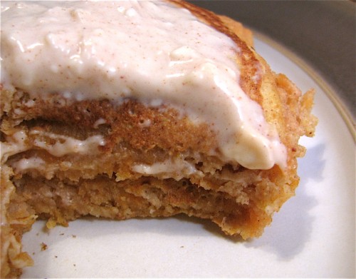 Carrot Cake Pancakes with Maple Cream Cheese Carrot Cake Pancakes with Maple Cream Cheese