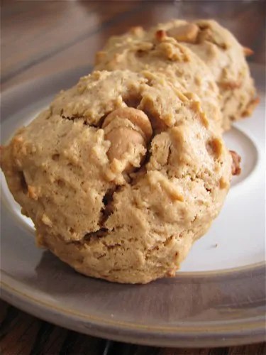 Whole Wheat Oatmeal Peanut Butter Cookies