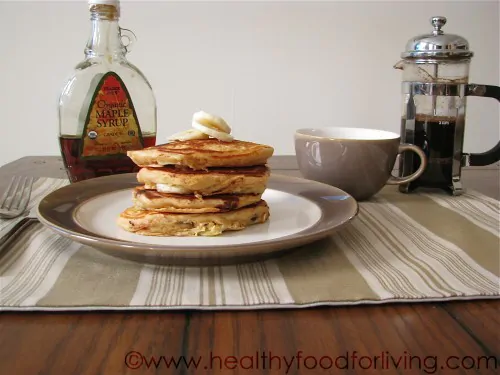 Chocolate Chip Banana Pancakes for One