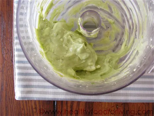Baked Sweet Potatoes with Avocado & Goat Cheese Cream