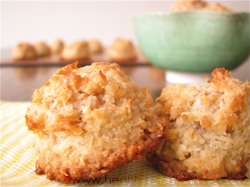 Lemon Coconut-Oat Macaroons