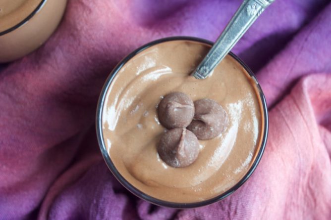 Light & Silky Chocolate Pudding Cups {Vegan}