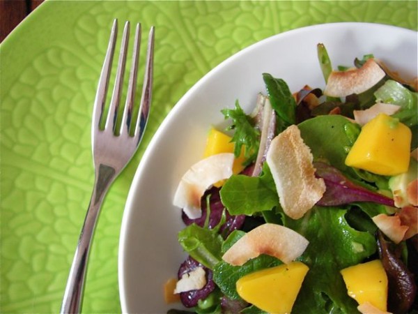 Monday Musings + Mango, Avocado, & Toasted Coconut Salad with Lime Vinaigrette (revisited)