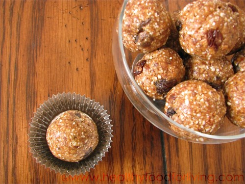 Oatmeal Raisin Cookie Dough “Truffles”