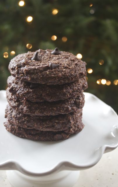 Paleo Double Chocolate Peppermint Cookies Paleo Double Chocolate Peppermint Cookies