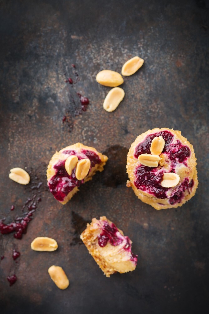 Individual Peanut Butter Cheesecakes