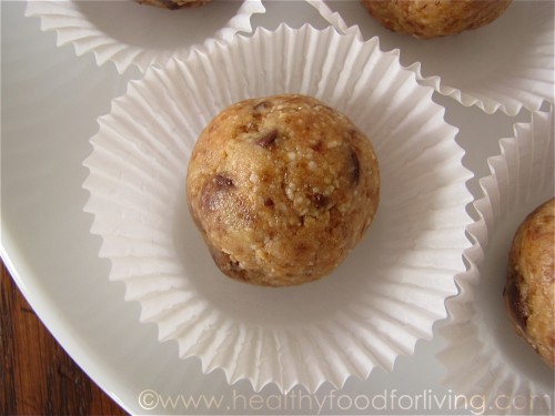 Peanut Butter Chocolate Chip Cookie Dough “Truffles”