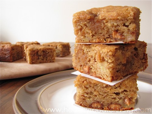 Peanut Butter & Honey Banana Blondies Peanut Butter & Honey Banana Blondies