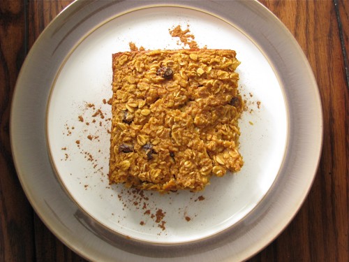 Pumpkin & Caramelized Banana Baked Oatmeal Pumpkin & Caramelized Banana Baked Oatmeal