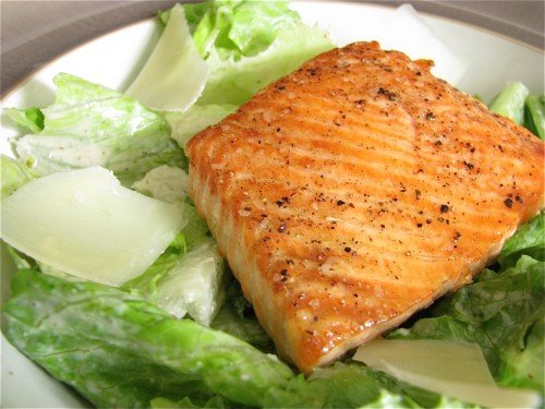 Salmon Caesar Salad