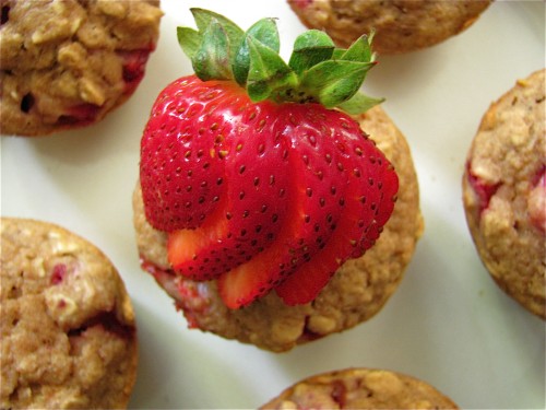 Strawberry Oat Muffins Strawberry Oat Muffins