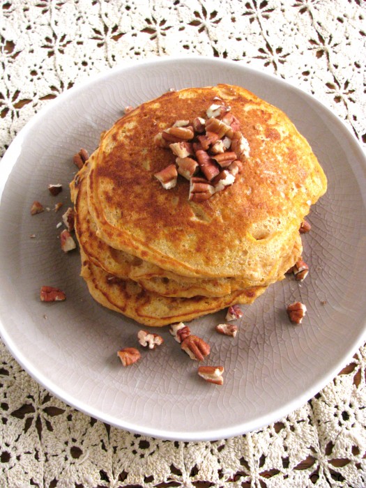 Sweet Potato Pie Pancakes for One