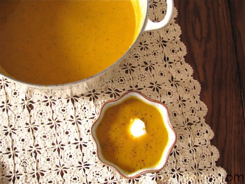 Sweet Potato Zucchini Vichyssoise