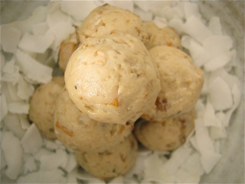 Tropical Dried Fruit & Cashew Butter Bites Tropical Dried Fruit & Cashew Butter Bites