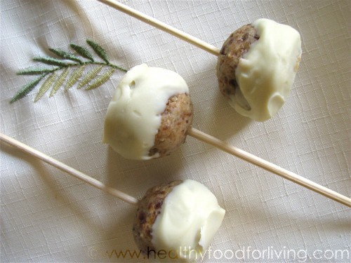 White Chocolate Cake Batter Truffle Pops White Chocolate Cake Batter Truffle Pops