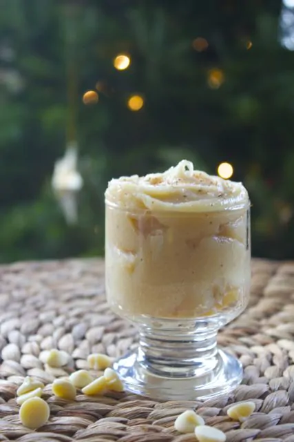 White Chocolate Eggnog “Butter”