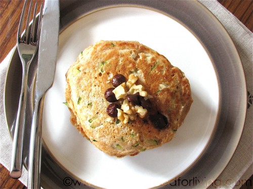 Zucchini Bread Pancakes for One Zucchini Bread Pancakes for One