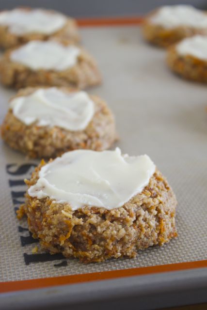 Paleo Carrot Cake Cookies