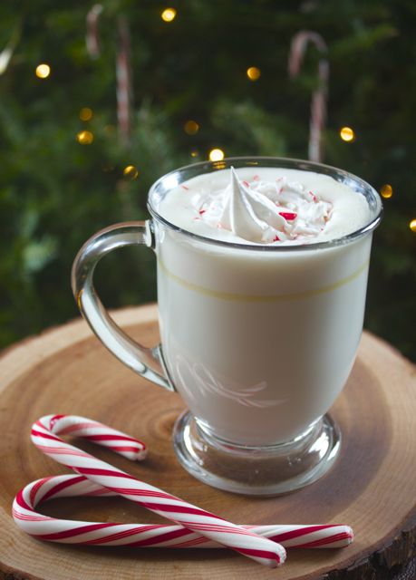 Peppermint White Hot Chocolate Peppermint White Hot Chocolate