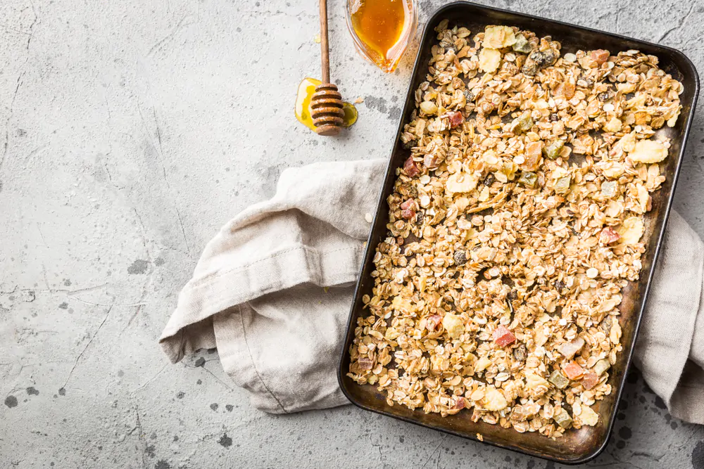 Crunchy Spiced Latte Granola Clusters