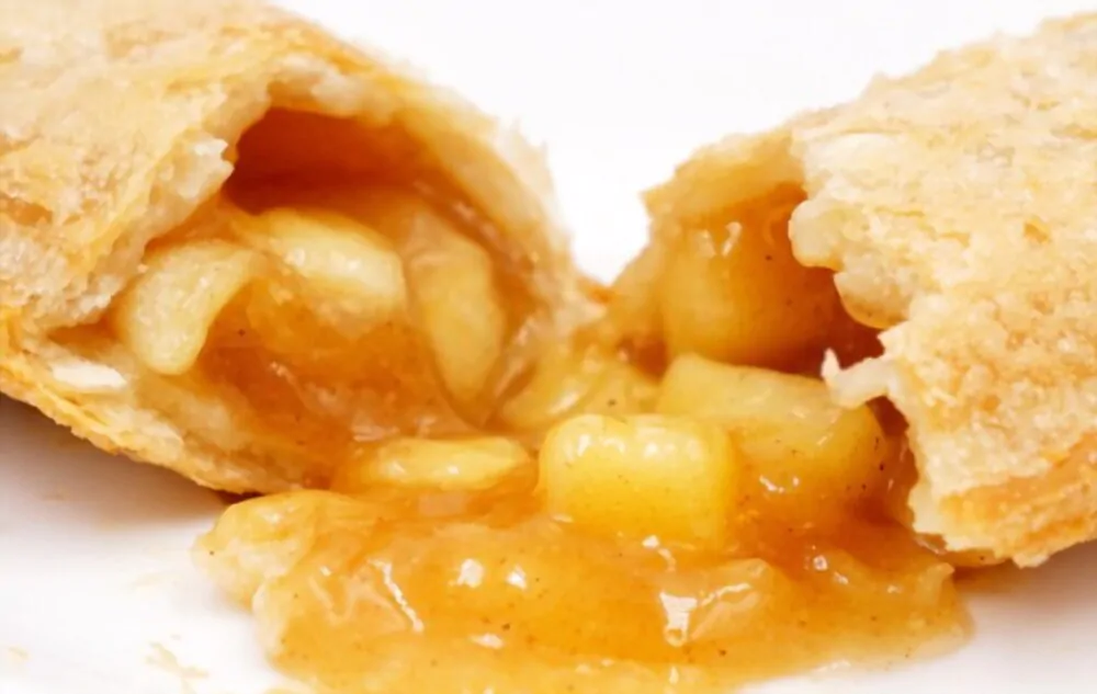Apple Pie-Filled Crispy Cheddar Frico Cups